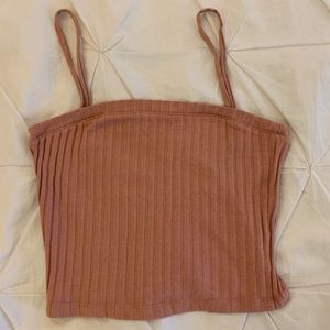 Urban outfitters blush crop top